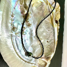 Load image into Gallery viewer, Black Spinel &amp; Tahiti Pearl Necklace
