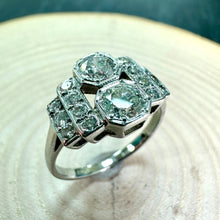 Load image into Gallery viewer, Pre-Loved 18ct White Gold and Diamond Vintage Ring
