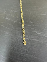 Load image into Gallery viewer, Preloved 14ct Gold Greek Key Bracelet
