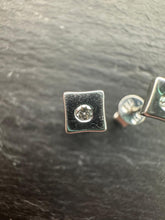 Load image into Gallery viewer, Preloved 18ct White Gold Diamond Studs
