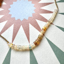 Load image into Gallery viewer, Sterling Silver Gold Plated Opal Necklace
