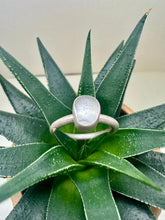 Load image into Gallery viewer, Sterling Silver White Sea Glass Ring
