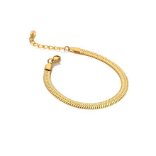 Load image into Gallery viewer, Ava &amp; Sky Stainless Snake Chain Bracelet
