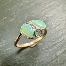 Load image into Gallery viewer, Opal &amp; Diamond Ring
