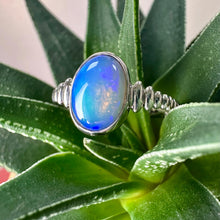 Load image into Gallery viewer, 9ct White Gold Opal Ring
