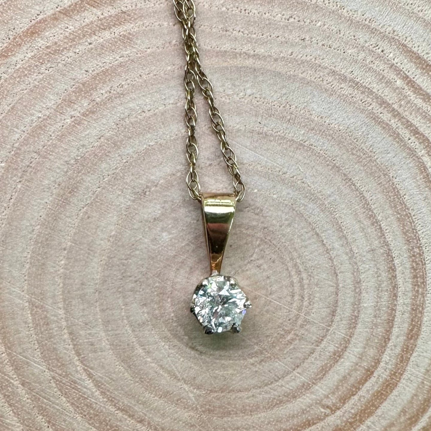 Pre-Loved 0.38ct Diamond Pendant