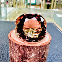Load image into Gallery viewer, Preloved 14ct Rose Gold Large Smoky Quartz Dress Ring
