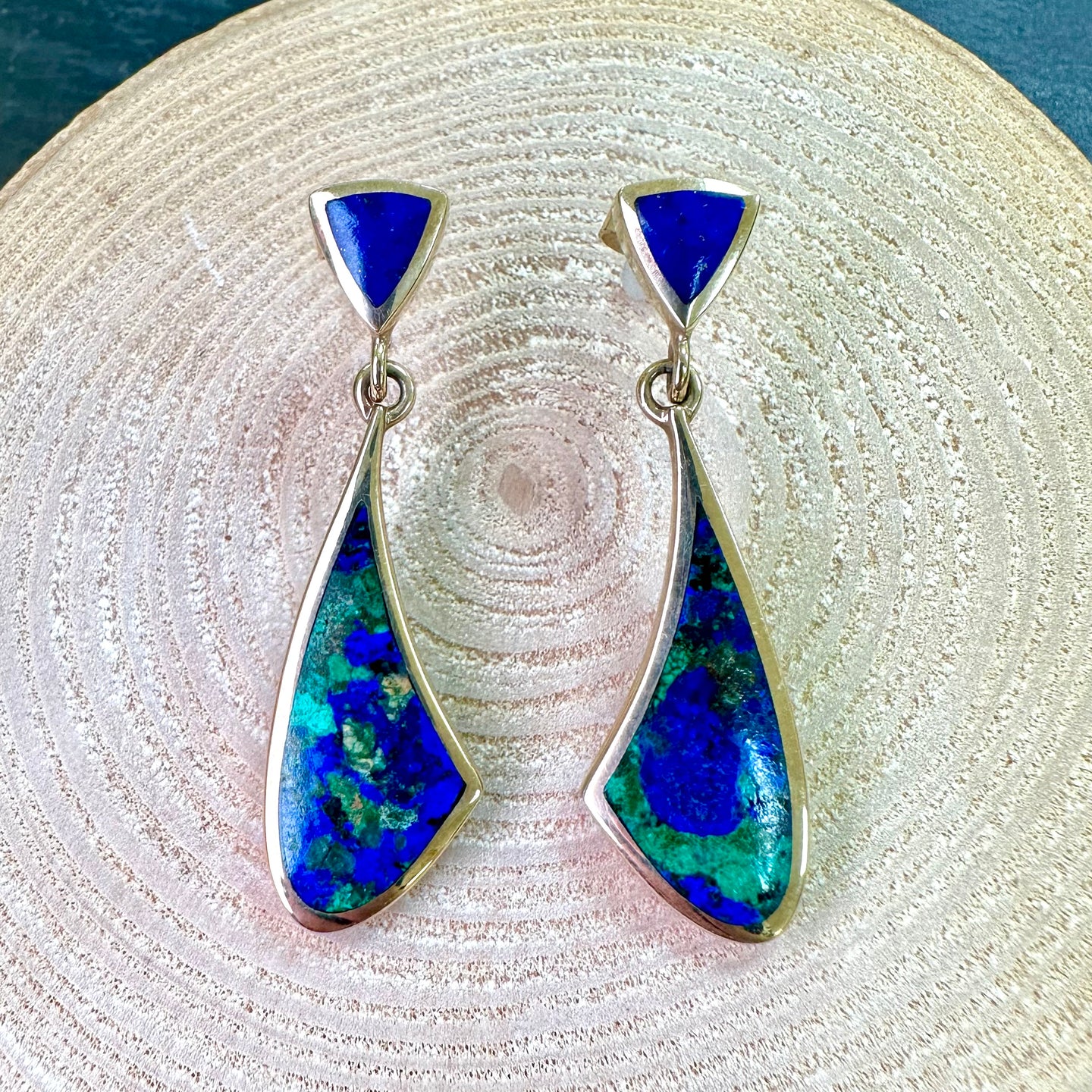 Pre-loved 9ct Lapis and Azurite