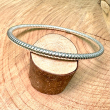 Load image into Gallery viewer, Preloved Sterling Silver Patterned Bangle
