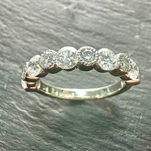 Load image into Gallery viewer, Platinum, 11 Stone Lab Grown Diamond Eternity Ring
