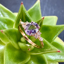 Load image into Gallery viewer, 18ct Rose Gold Spinel and Diamond Ring
