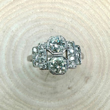 Load image into Gallery viewer, Pre-Loved 18ct White Gold and Diamond Vintage Ring
