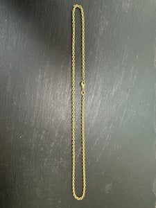 Preloved 14ct Yellow Gold Trace Chain