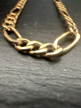 Load image into Gallery viewer, Preloved 9ct Yellow Gold Chunky Figaro Chain 20&quot;
