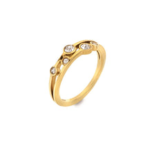 Load image into Gallery viewer, Ava &amp; Sky Stainless Steel Gold Plated Tender Ring
