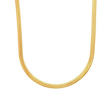 Load image into Gallery viewer, Ava &amp; Sky Stainless Gold Plated Snake Chain  Necklace

