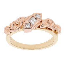 Load image into Gallery viewer, Preloved Clogau Tree Of Life Trilogy Ring 18ct Yellow &amp; Rose Gold

