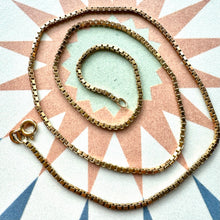 Load image into Gallery viewer, Preloved 9ct Yellow Gold 1.7mm Box Chain 20"
