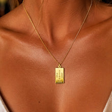 Load image into Gallery viewer, Preloved 9ct Yellow Gold Ingot Pendant

