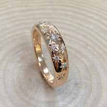 Load image into Gallery viewer, 9ct Rose Gold Diamond Set Star Ring
