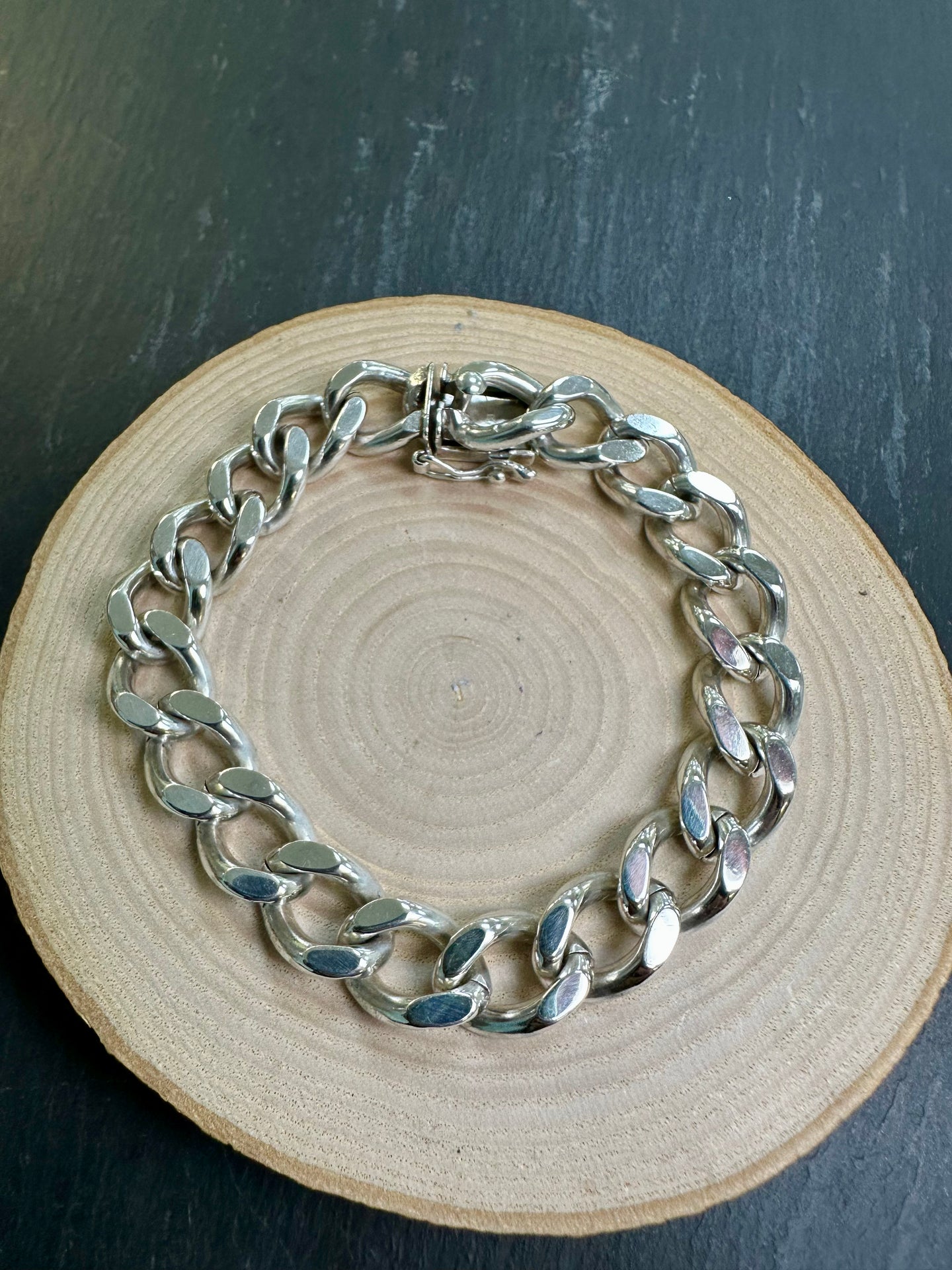 Preloved Gents Silver Curb Bracelet