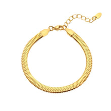 Load image into Gallery viewer, Ava &amp; Sky Stainless Snake Chain Bracelet
