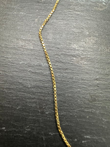 Preloved 18ct Yellow Gold 20" Box Chain