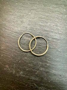 Preloved 9ct Yellow Gold Hoops