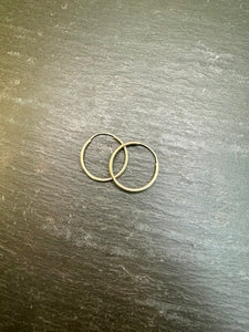 Preloved 9ct Yellow Gold Hoops