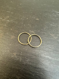 Preloved 9ct Hoop Earrings