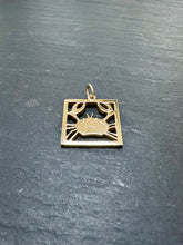 Load image into Gallery viewer, Preloved Crab Pendant Cancer Star Sign Pendant &amp; Chain
