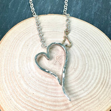 Load image into Gallery viewer, Silver &amp; 9ct Gold Heart Necklace

