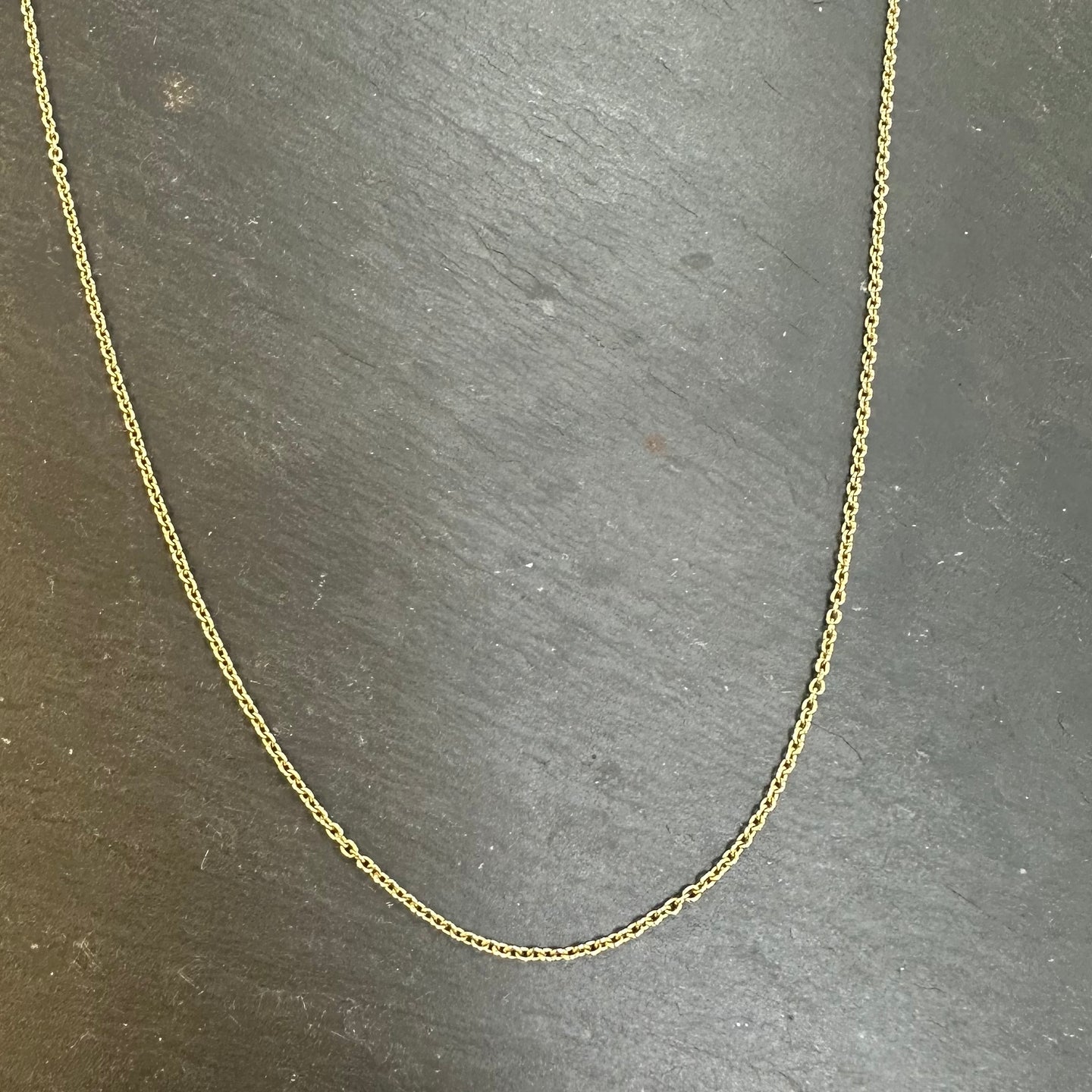 Preloved 9ct Yellow Gold Trace Chain