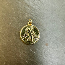 Load image into Gallery viewer, Preloved 9ct Yellow Gold St Christopher Pendant
