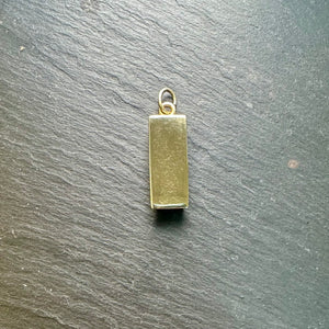 Preloved 9ct Yellow Gold Ingot Pendant