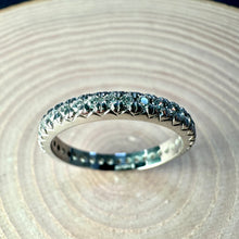Load image into Gallery viewer, Platinum Full Claw Set Eternity Ring
