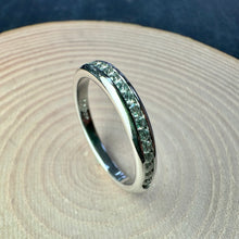 Load image into Gallery viewer, Platinum Channel Set Diamond Eternity Ring
