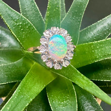Load image into Gallery viewer, Preloved 18ct Diamond &amp; Opal Ring
