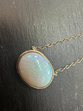 Load image into Gallery viewer, 9ct Yellow Gold Handmade Opal Necklace
