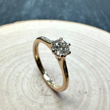 Load image into Gallery viewer, 9ct Yellow Gold Diamond Solitaire
