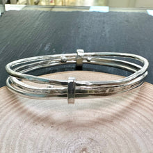 Load image into Gallery viewer, Silver Triple Bangle
