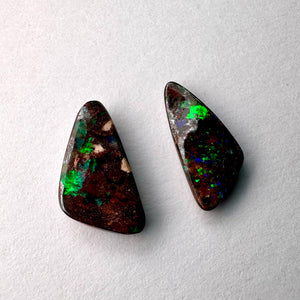 Pair of Boulder Opals 3.12ct