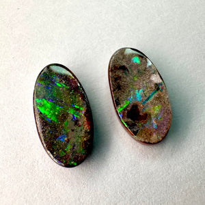 Pair of Boulder Opals 2.80ct