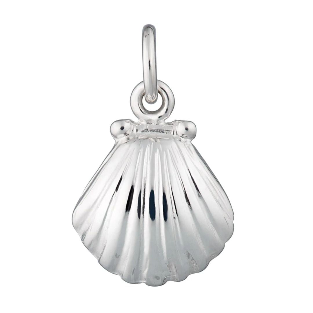 Sterling Silver Clam Shell Charm