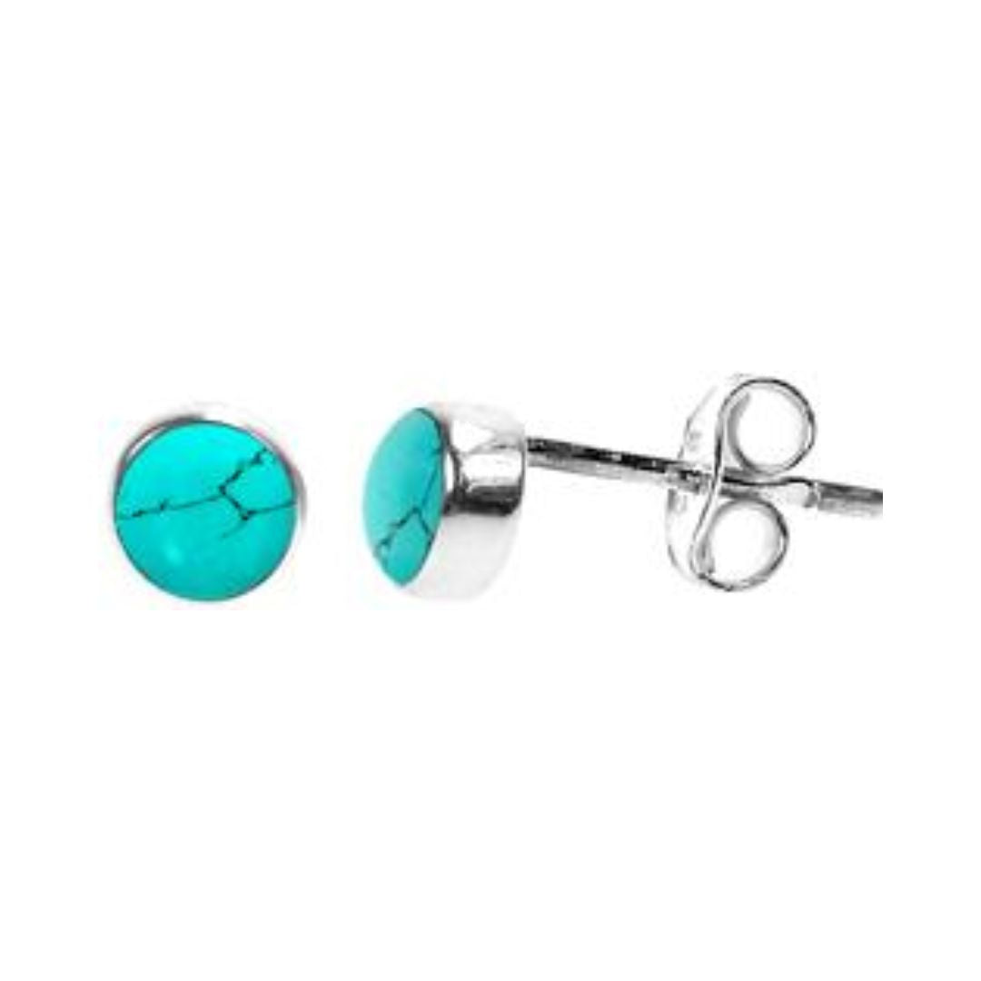 Sterling Silver Turquoise Studs
