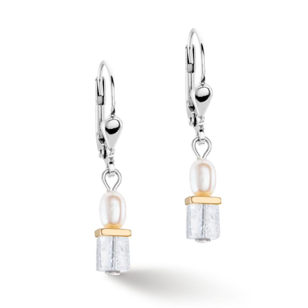 Coeur De Lion Earrings - Princess Fusion Pearls Bicolour