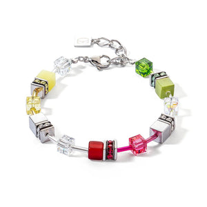 Coeur De Lion GeoCUBE® Iconic bracelet red-green
