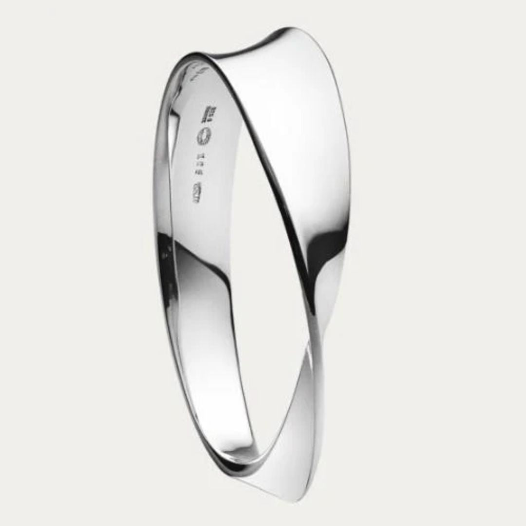 Sterling Silver Mobius Bangle Chris Lewis