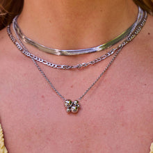 Load image into Gallery viewer, Ava &amp; Sky Stainless Flat Snake Chain Necklace
