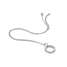Load image into Gallery viewer, Ava &amp; Sky Stainless Steel Twisted Ribbon Necklace
